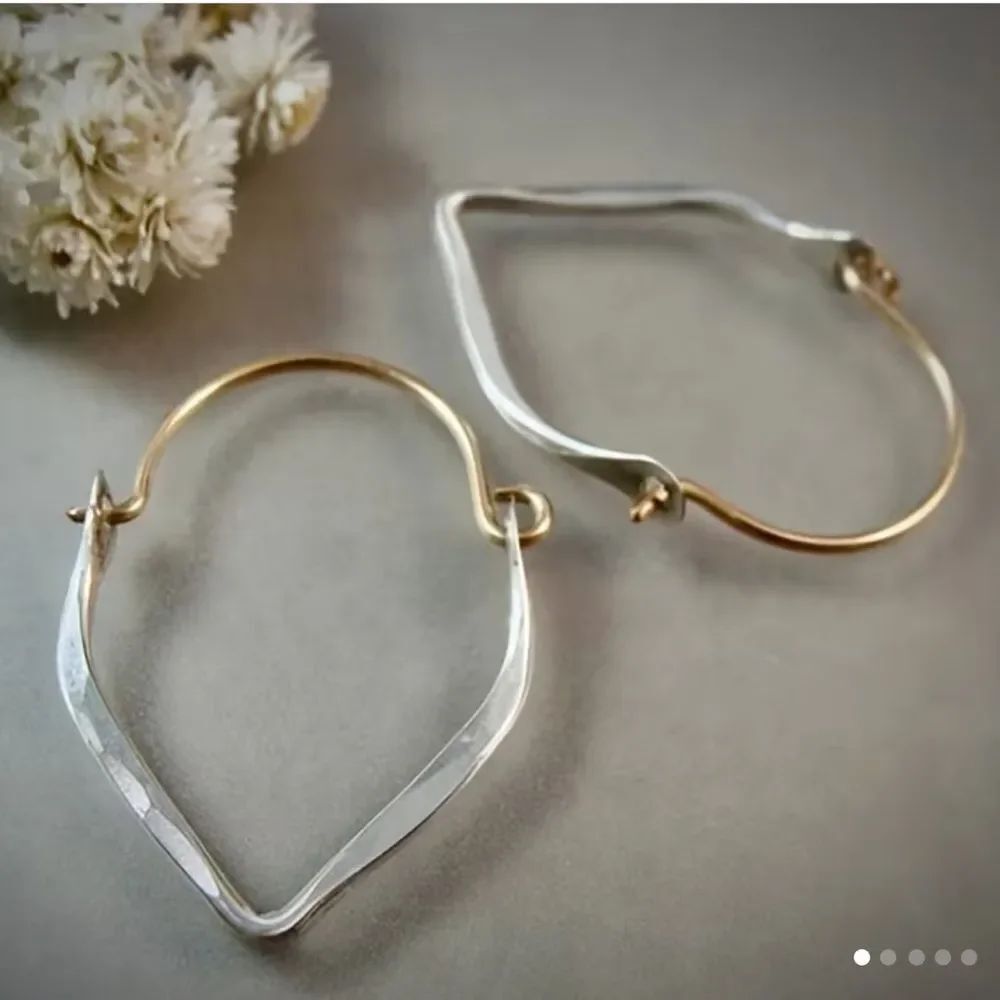 Boho hoop earrings #2408